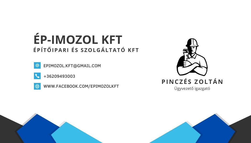 ÉP-IMOZOL KFT névjegykártya